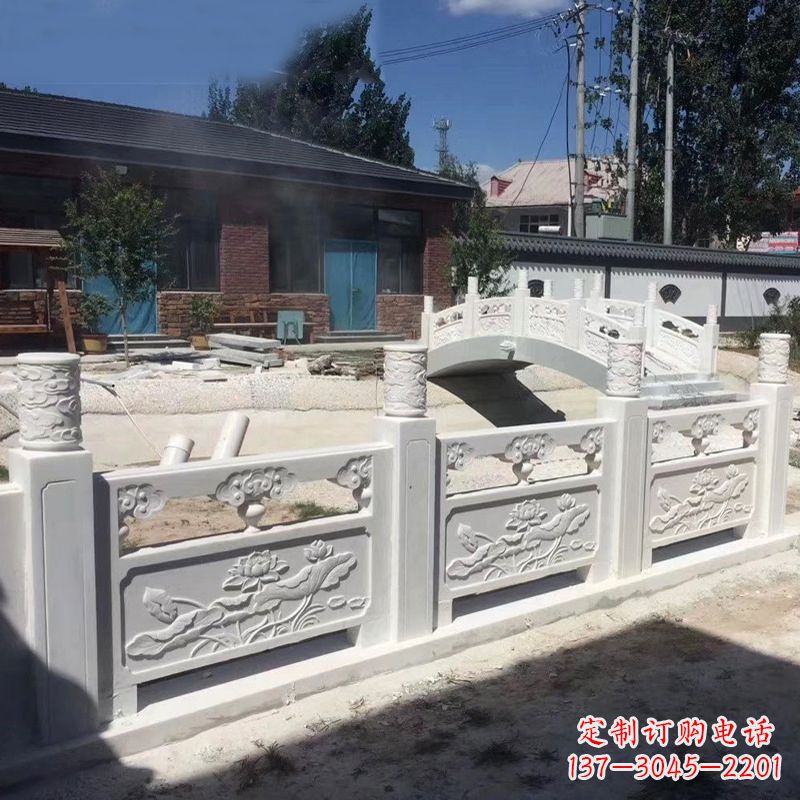 常州汉白玉精美手工栏板雕塑