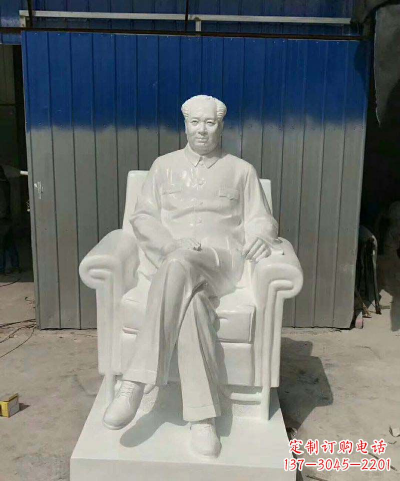 常州中领雕塑打造优雅大气的主席石雕