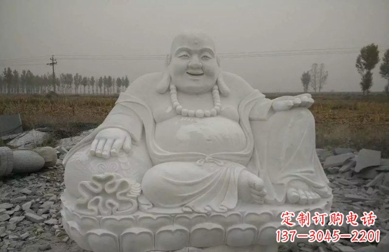 常州质感非凡的汉白玉弥勒佛雕塑