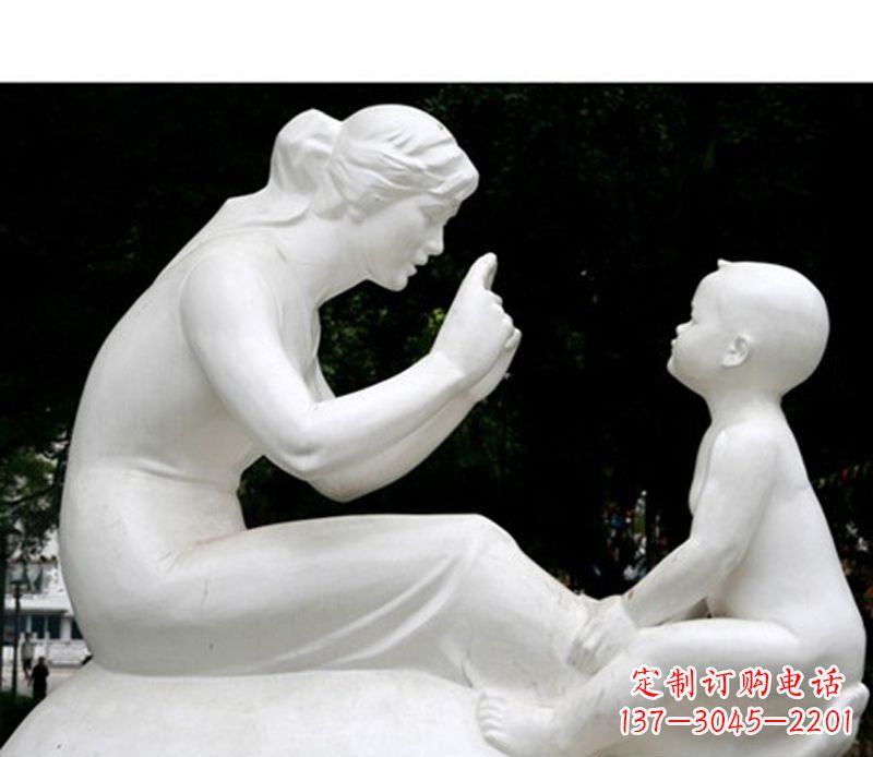 常州中领雕塑,创造传统的母爱石雕