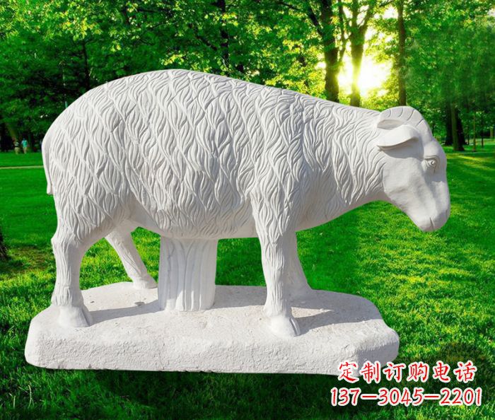常州高精度玉雕山羊石雕