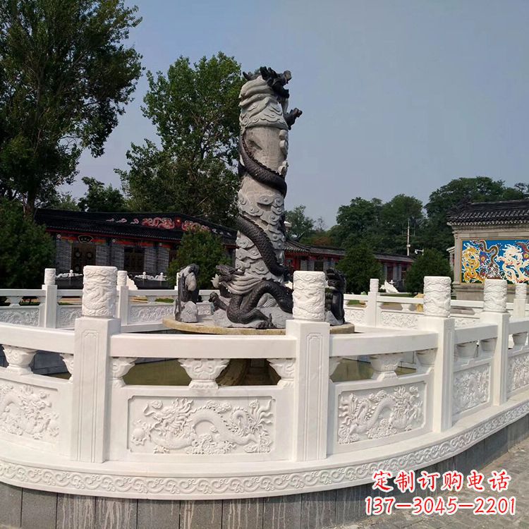 常州汉白玉石雕栏板护栏