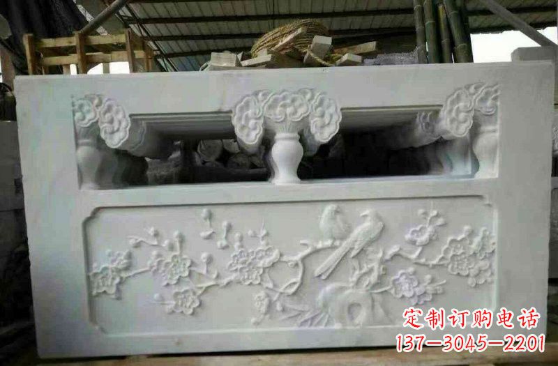 常州精美汉白玉浮雕栏板雕塑