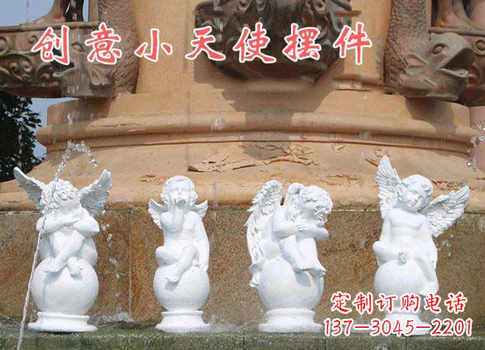 常州中领雕塑:汉白玉小天使雕塑