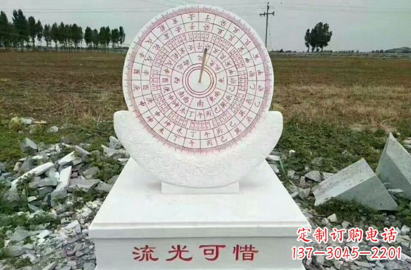常州汉白玉校园日晷雕塑,给你一份温暖的回忆