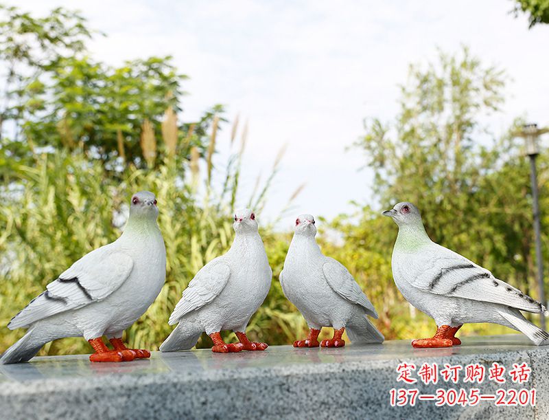 常州中领雕塑-象征和平的标志之鸽