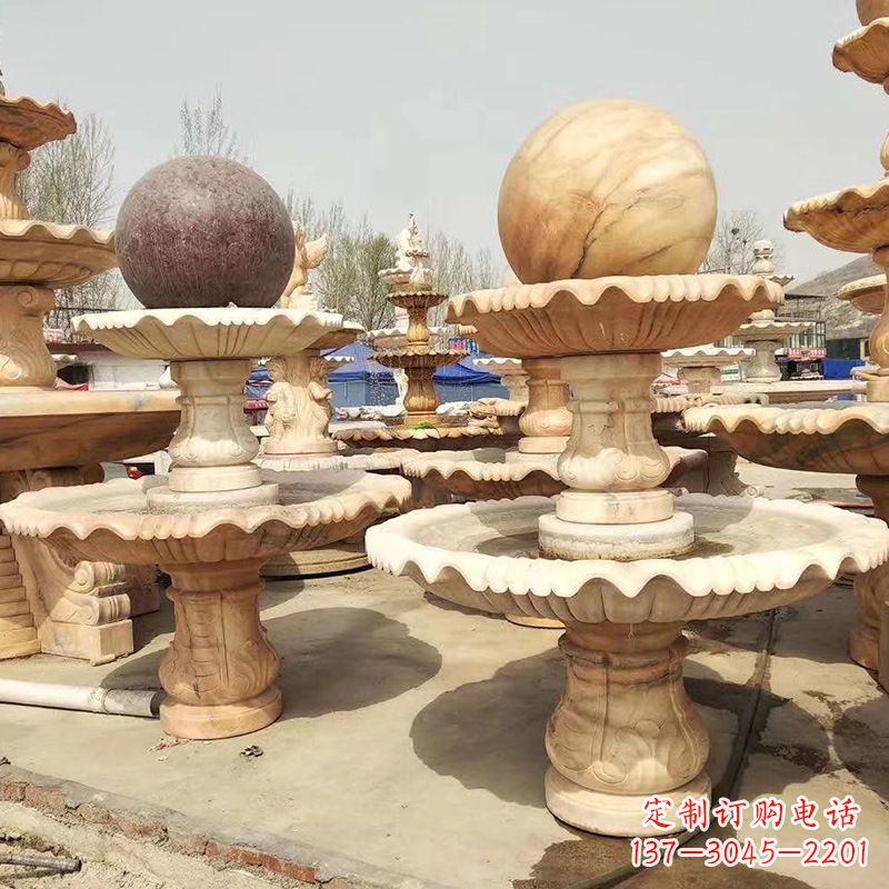 常州河北石雕风水球喷泉,给您无与伦比的美景