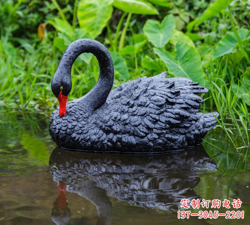 常州优美雕塑,精致天鹅雕塑