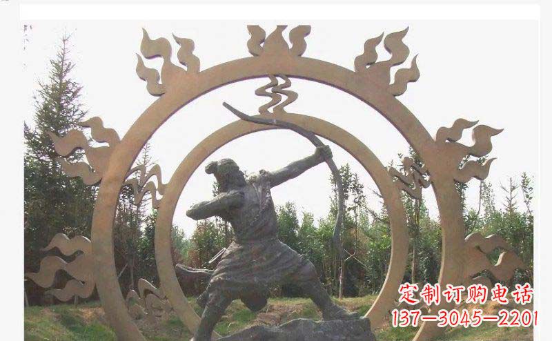 常州专业定制后羿雕塑,完美彰显人物神韵