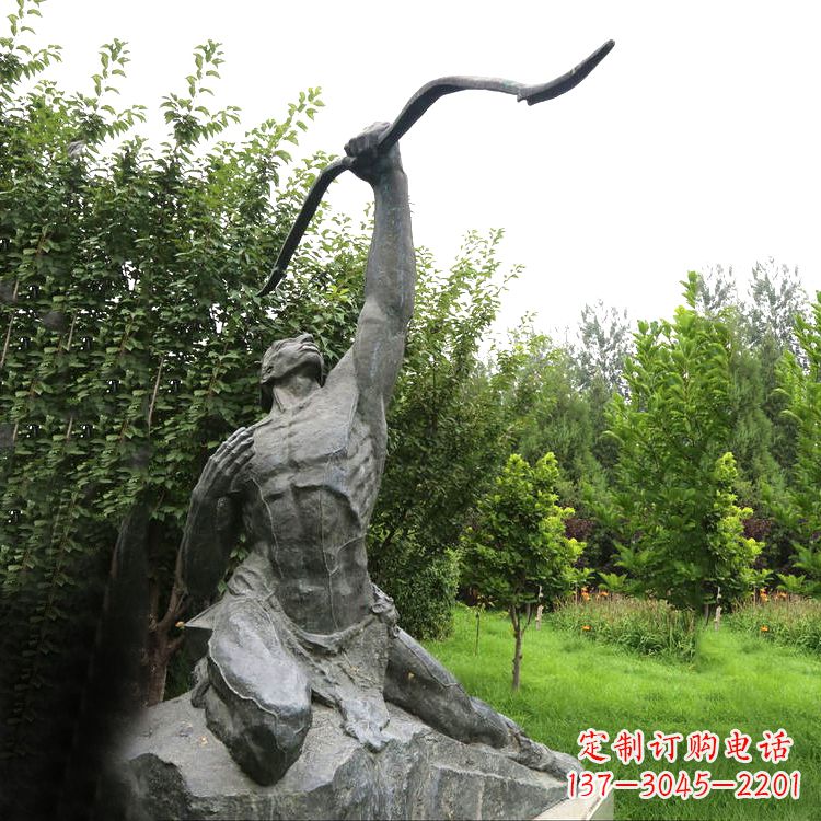 常州后羿射日青石雕塑,精美绝伦!