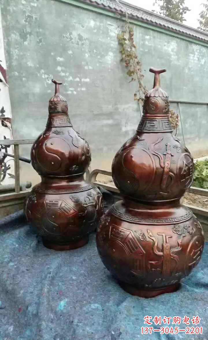 常州葫芦雕塑,精致艺术佳作