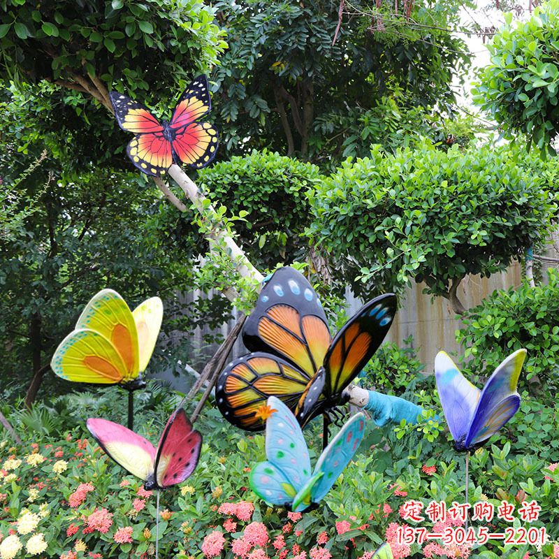 常州蝴蝶玻璃钢仿真雕塑