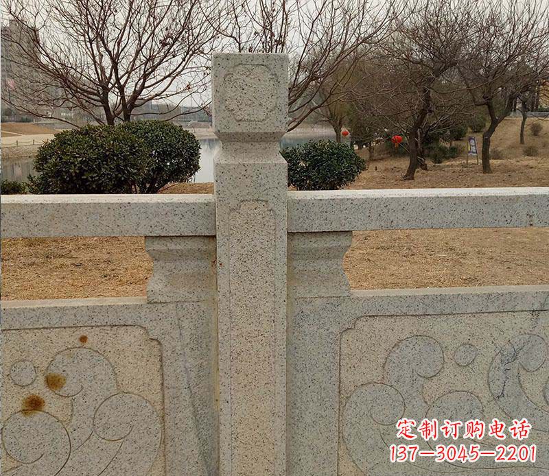 常州定制户外大理石栏板雕塑
