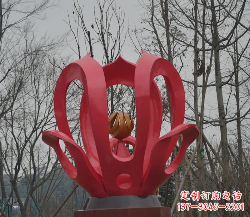常州户外紫荆花雕塑
