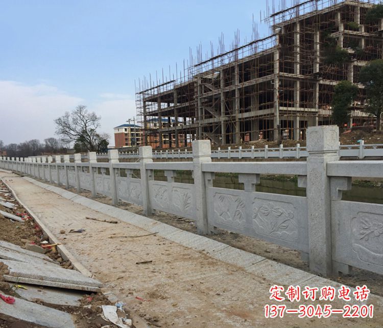 常州护城河大理石栏板石雕 (4)