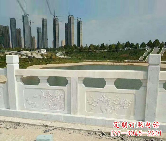 常州护城河建筑石雕栏板,精美绝伦