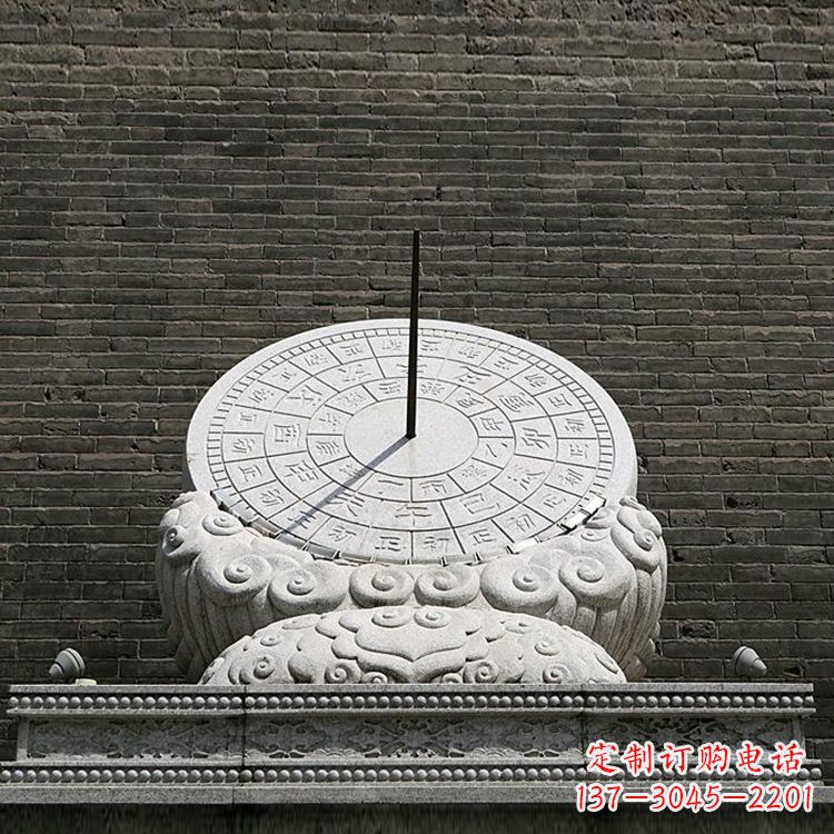 常州花岗岩古代计时器日晷雕塑