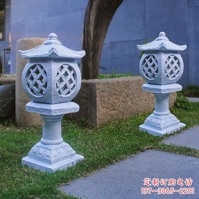 常州花岗岩石灯笼雕塑——点缀家园,照亮晚宴