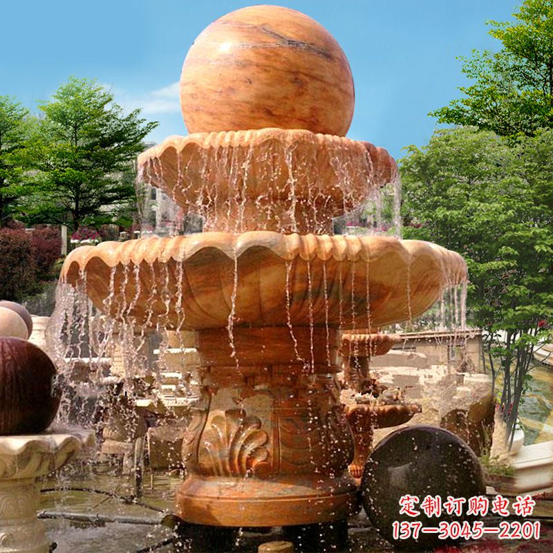 常州花岗岩石雕塑风水球,汇聚优雅与高贵