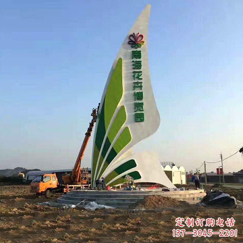 常州美丽的蝴蝶造型景观雕塑