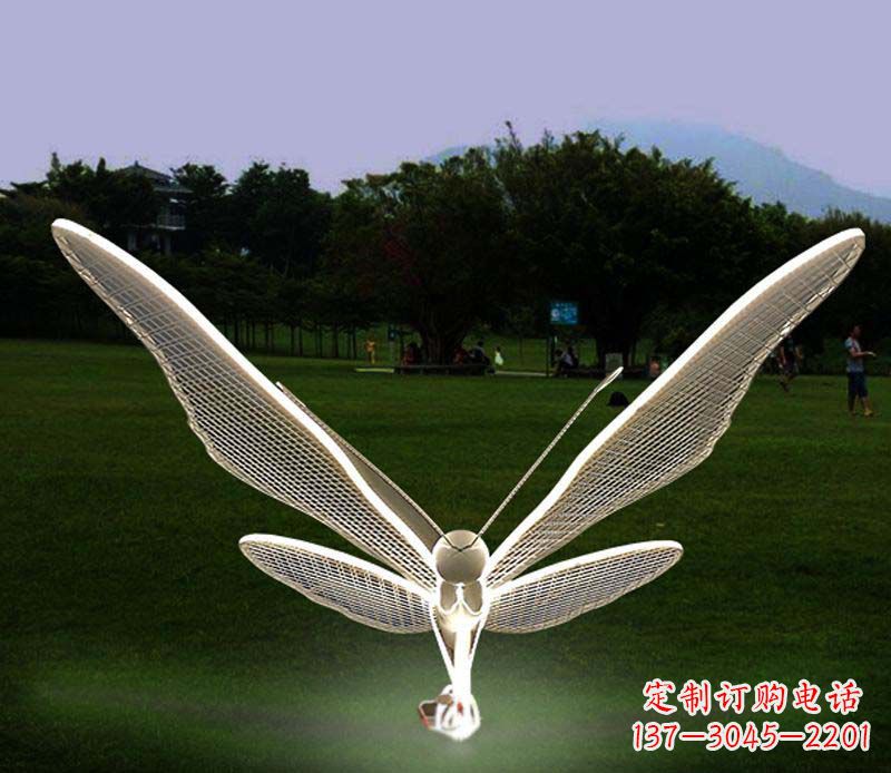常州花园不锈钢装饰蝴蝶雕塑