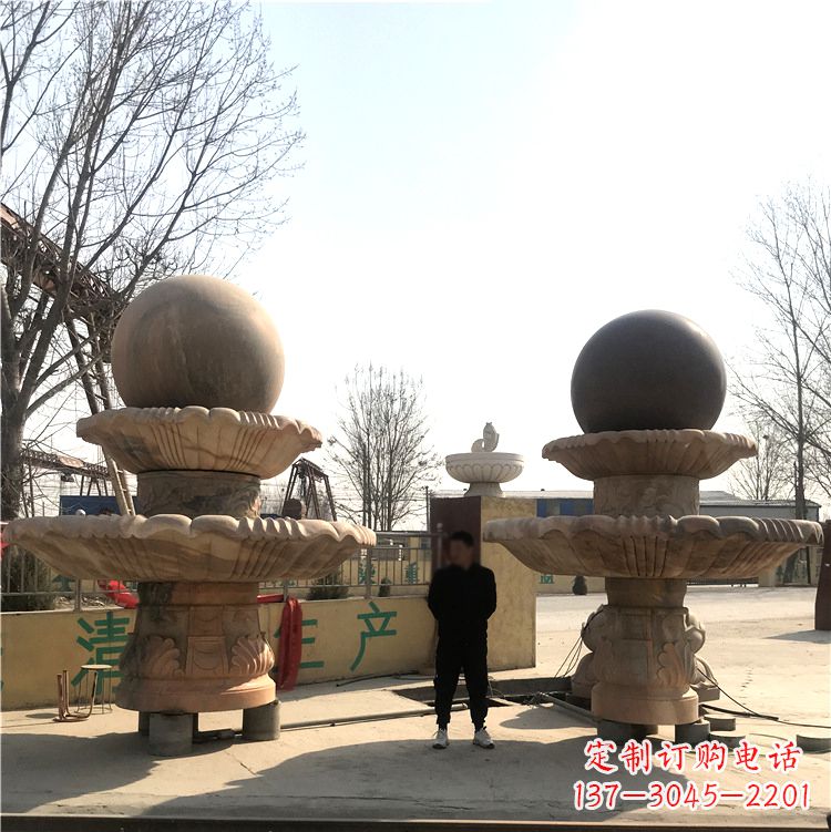 常州花园石头喷泉雕塑,为家园带来新的活力