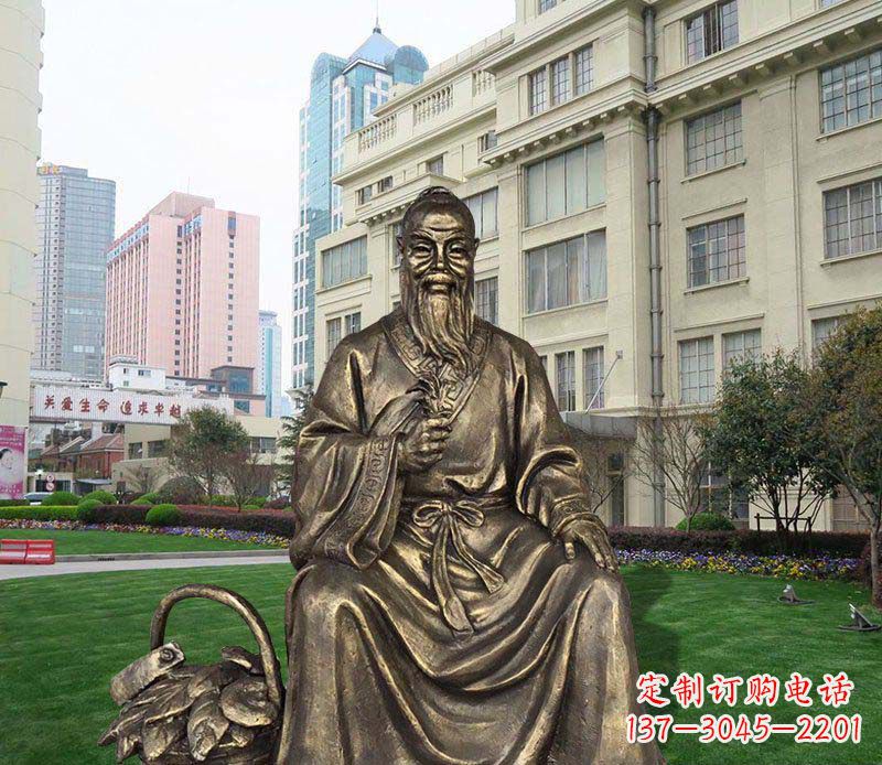 常州精美古典——华佗古代名人铜雕