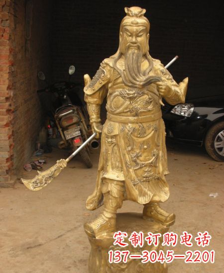 常州黄铜关公像