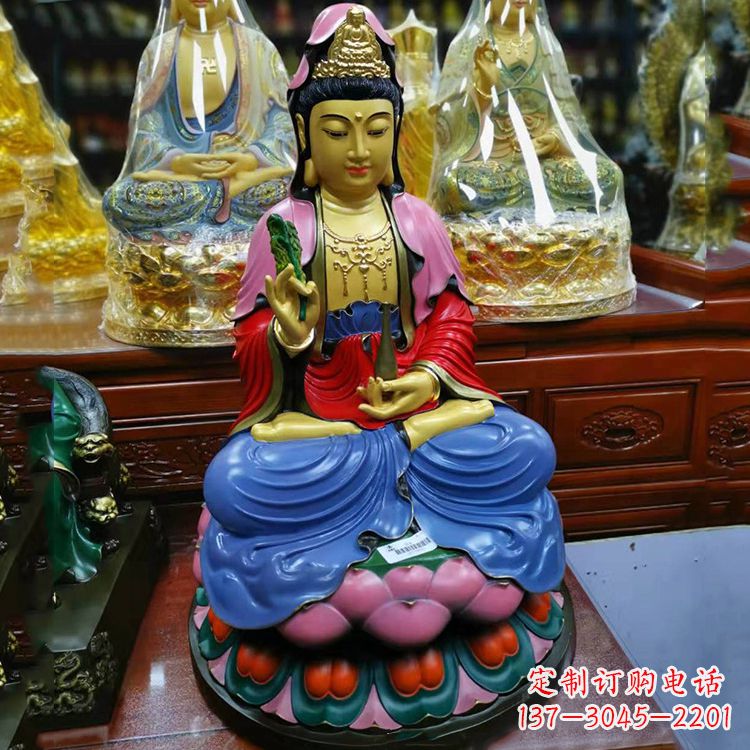 常州黄铜观音雕像,让您的家居增添神秘感