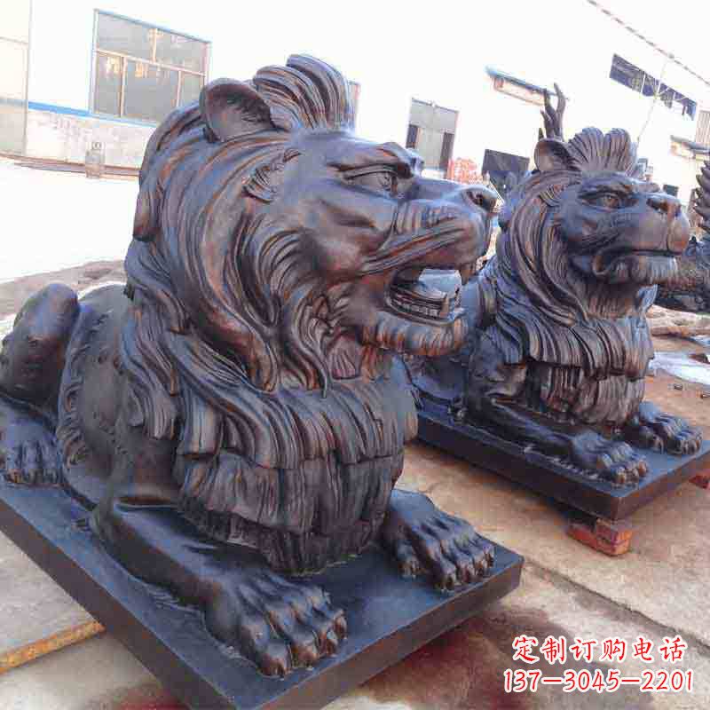 常州中领雕塑打造精致的狮子雕塑