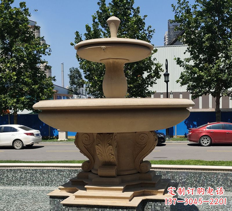 常州恵安石雕风水球-祈福家庭幸福