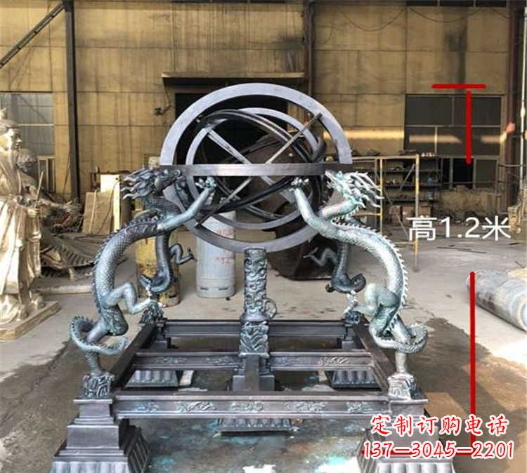 常州浑天仪古代仪器校园景观雕塑