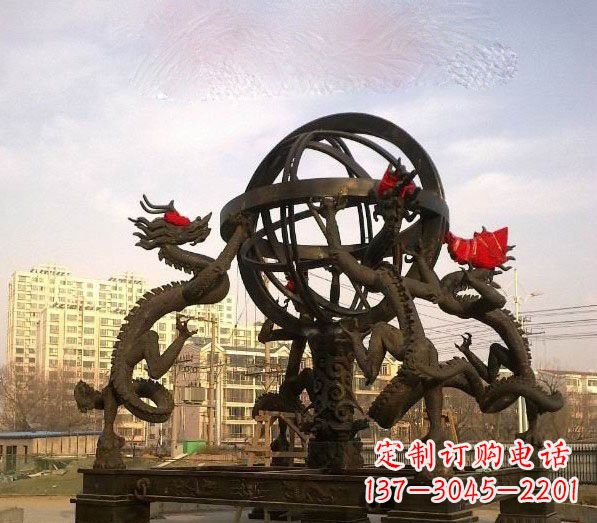 常州浑天仪铜雕