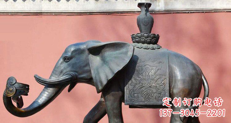 常州吉祥大象铜雕