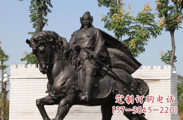 常州将军骑马古代人物铜雕
