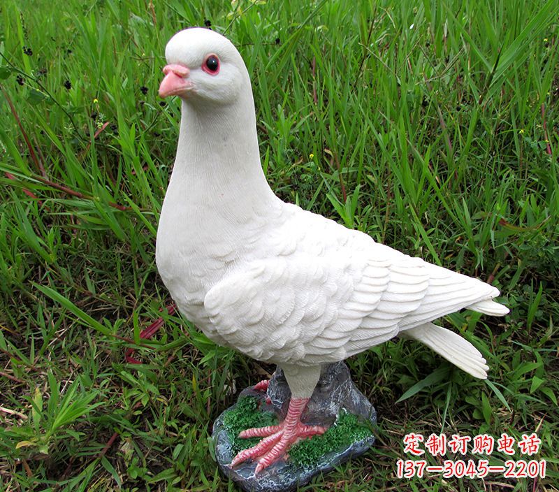常州角斗士广场鸽子雕塑,象征勇气和坚毅