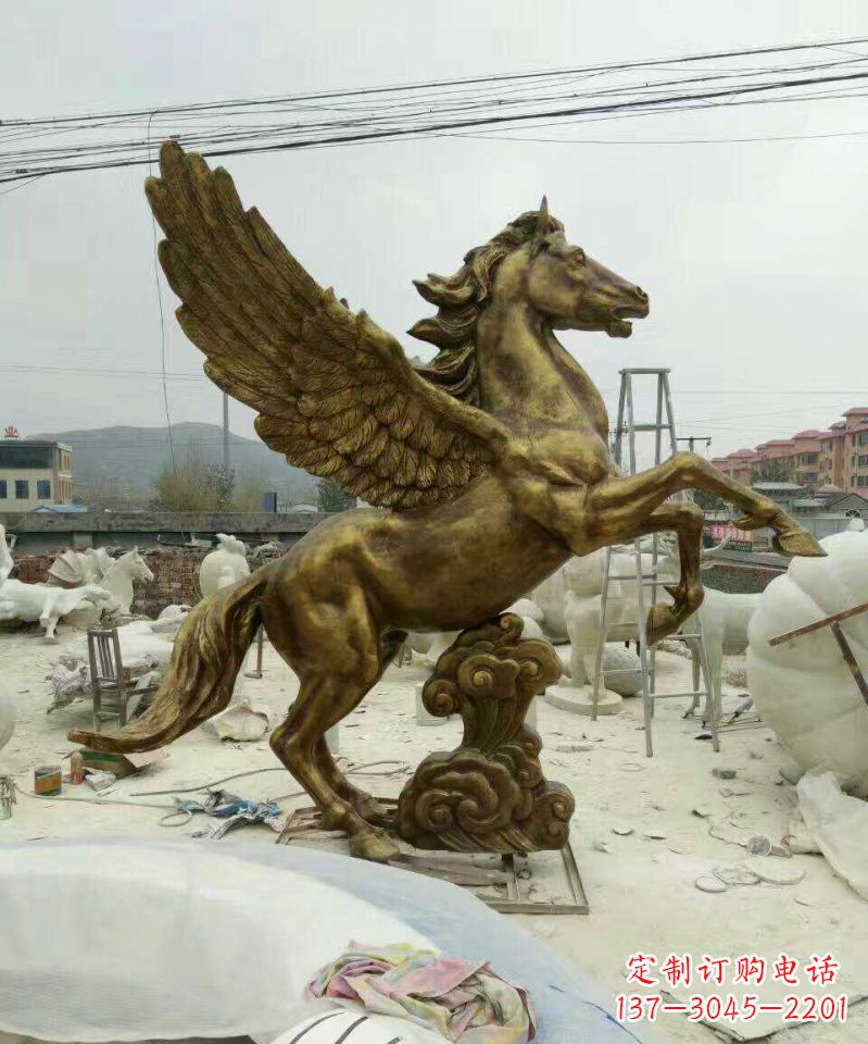 常州祥云飞马铜雕,艺术品之美