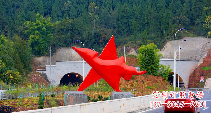 常州不锈钢五角星雕塑——把美好变成珍藏
