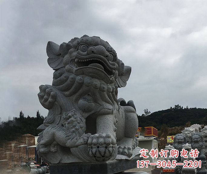 常州南方狮子石雕，让街边景观更加美观