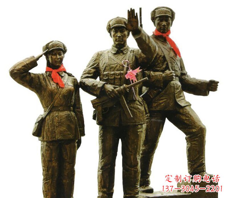 常州勇士战士雕塑,感受立于战场的英勇豪迈