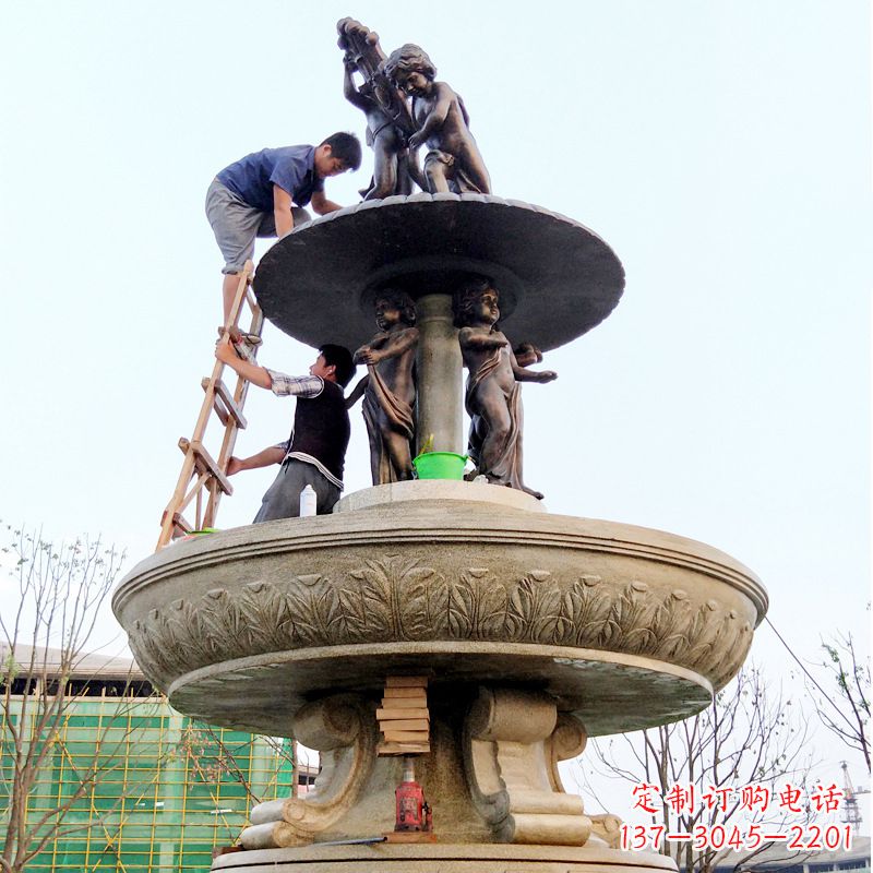 常州金蝉石雕喷泉