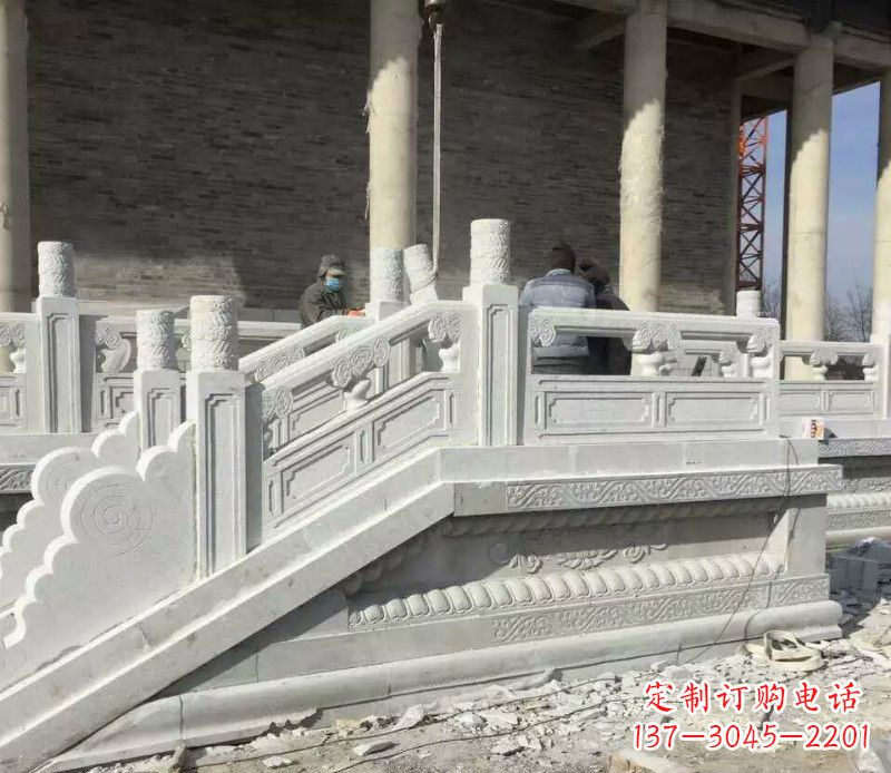 常州景区大理石栏板石雕 (10)
