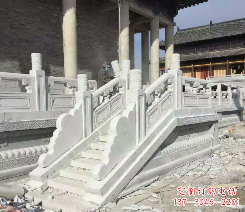 常州景区大理石栏板石雕 (11)