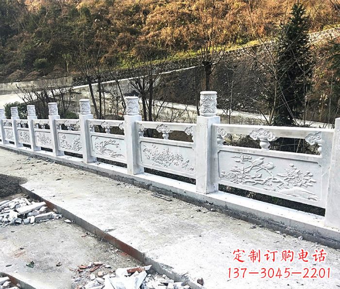 常州景区大理石栏杆石雕 (2)