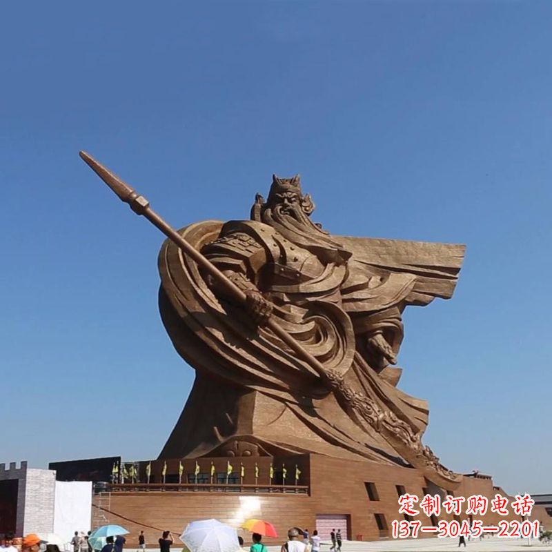 常州精美大型历史名人关公铜雕
