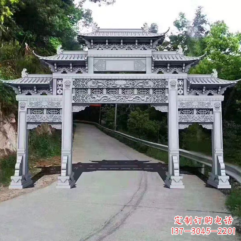 常州专业定制石牌坊雕塑