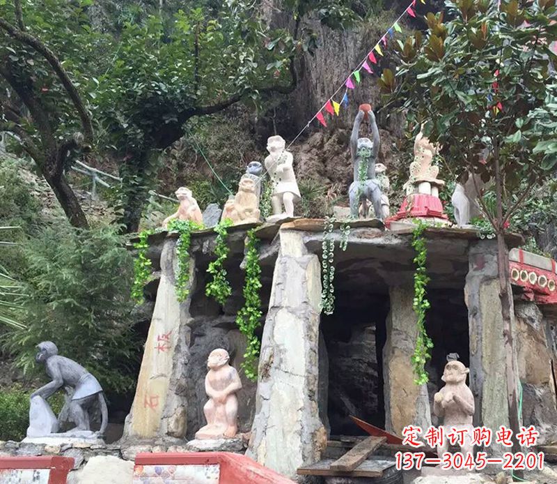 常州中领雕塑:精美猴子石雕