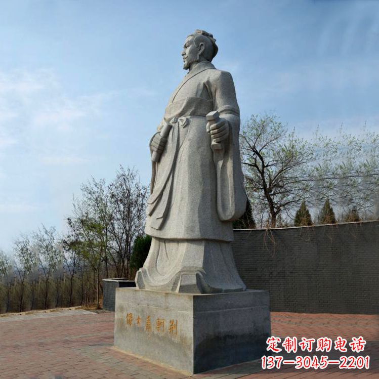 常州中国荆轲铜雕塑,给景区广场趣味增添历史感