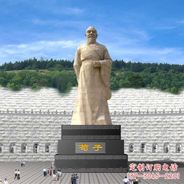 常州荀子大型石雕塑,追求卓越的精致艺术
