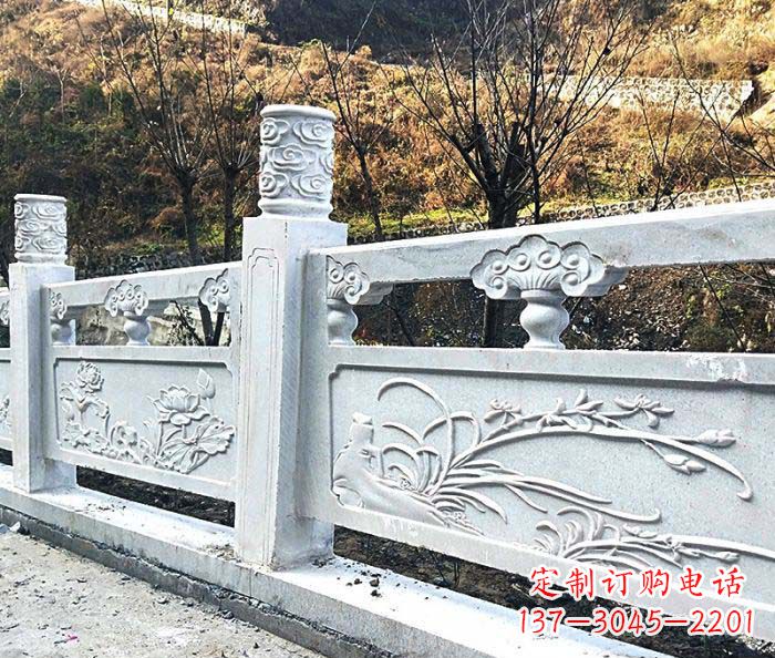 常州景区汉白玉石浮雕栏板 (3)